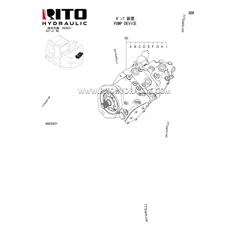 9295140 Hydraulic Pump
