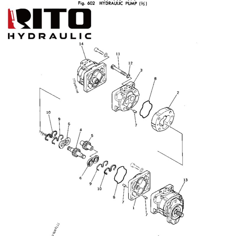 705-56-34000 Hydraulic Pump