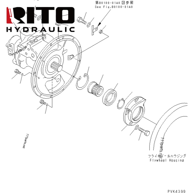 708-1L-00061 Hydraulic Pump 708-1L-00061 Hydraulic Pump