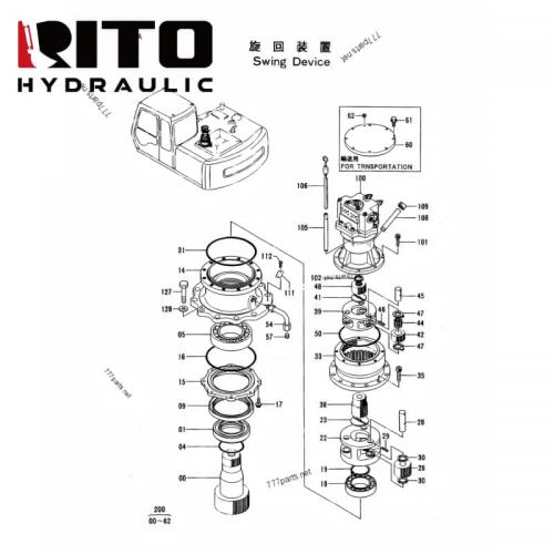 4255115 Swing Motor