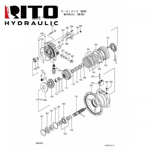 4439418 Swing Motor