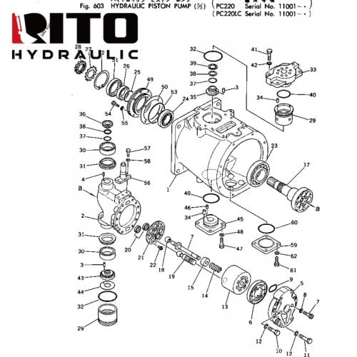 706-46-21001 Hydraulic Pump