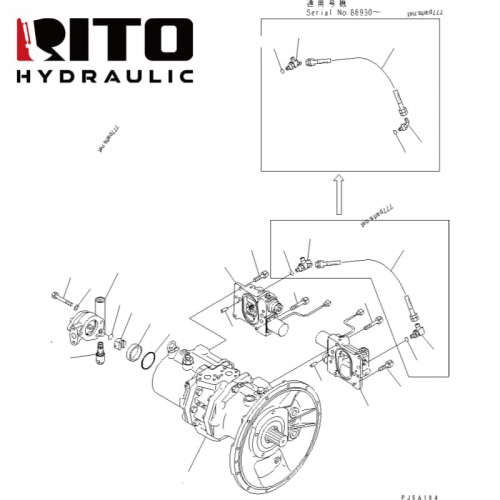708-2L-00151 Hydraulic Pump