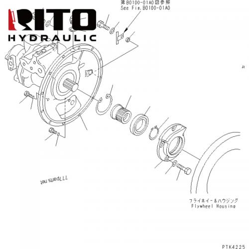 708-1L-00421 Hydraulic Pump