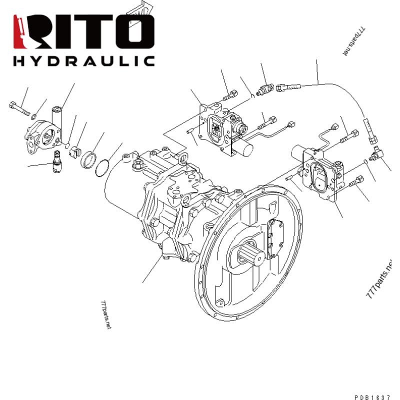 708-2H-00120 Hydraulic Pump