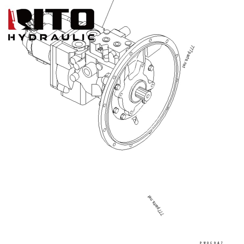 708-3T-00217 Hydraulic Pump 708-3T-00217 Hydraulic Pump