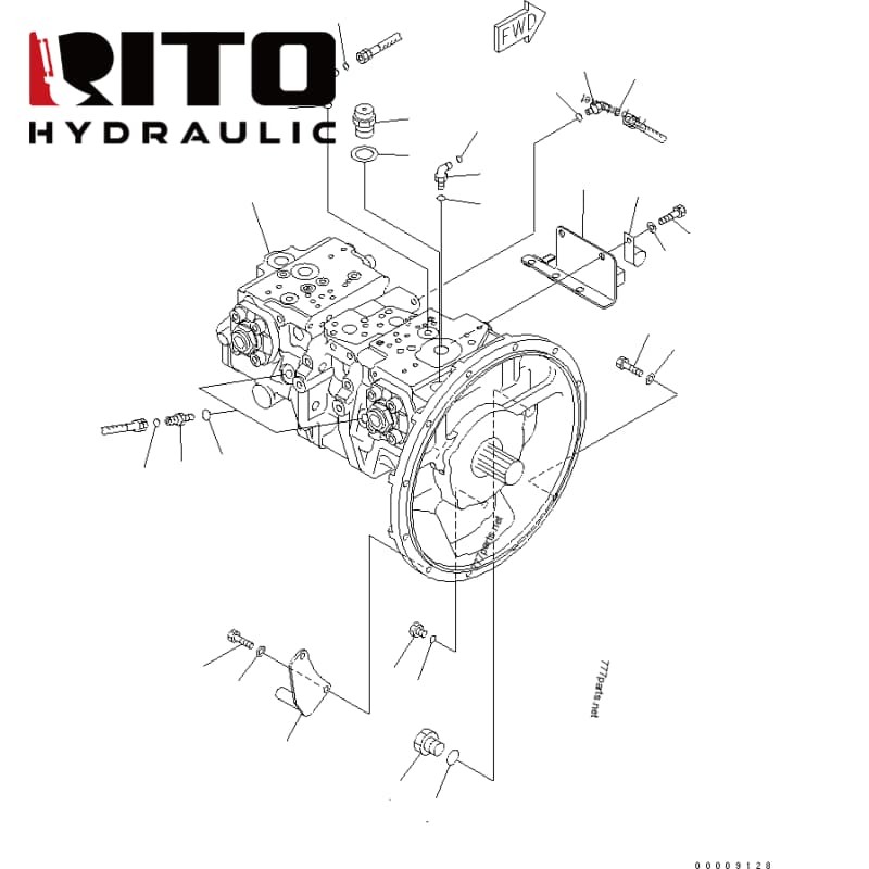 708-2L-00112 Hydraulic Pump 708-2L-00112 Hydraulic Pump
