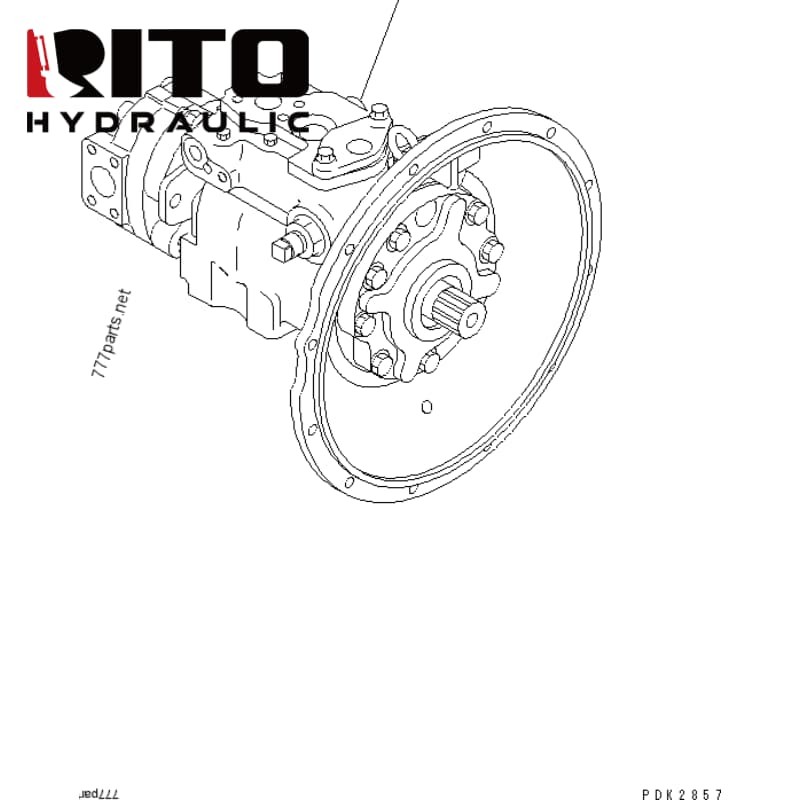 708-1W-00241 Hydraulic Pump 708-1W-00241 Hydraulic Pump