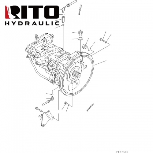 708-2L-00450 Hydraulic Pump