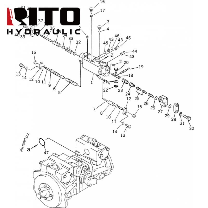 708-21-04033 Hydraulic Pump