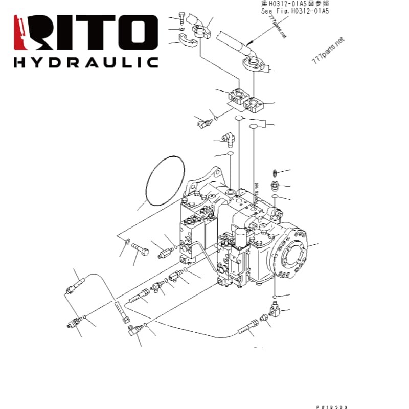 708-2L-00750 Hydraulic Pump 708-2L-00750 Hydraulic Pump
