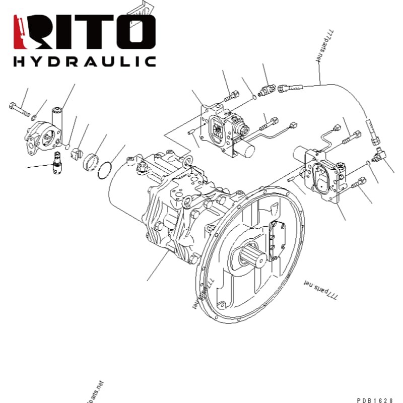 708-2H-00110 Hydraulic Pump 708-2H-00110 Hydraulic Pump