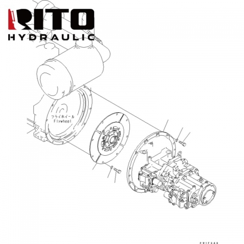 708-2H-00022 Hydraulic Pump