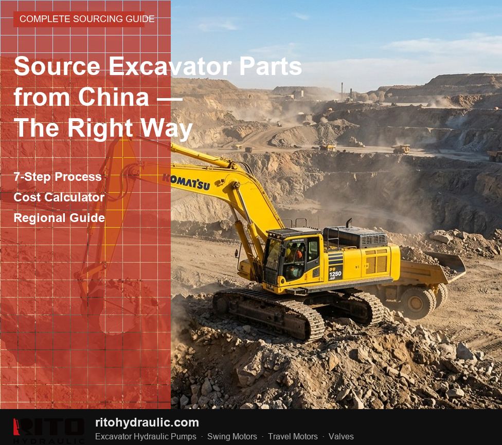 Cómo obtener piezas hidráulicas de excavadora de China: la guía completa del comprador para flotas de minería y construcción (2026)