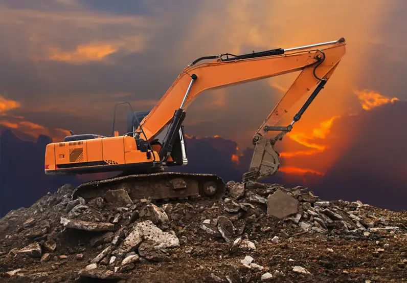 El poder del movimiento: Entendiendo los conjuntos de transmisión final de las excavadoras