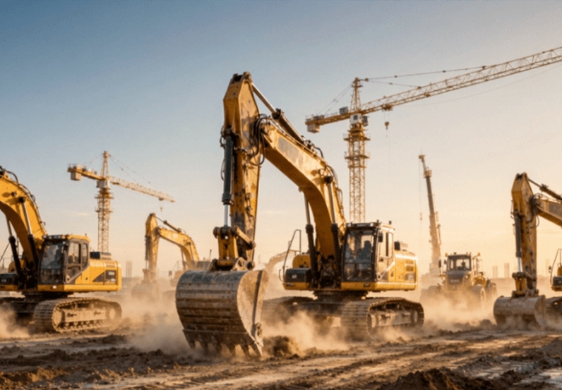 Kit de sellos para motor de giro de excavadora común